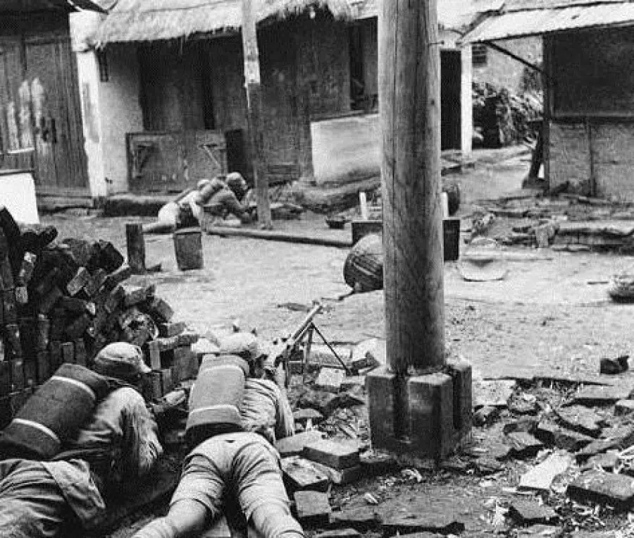 Japanese soldiers during the Battle of Changsha, May 1944. (Wikipedia)