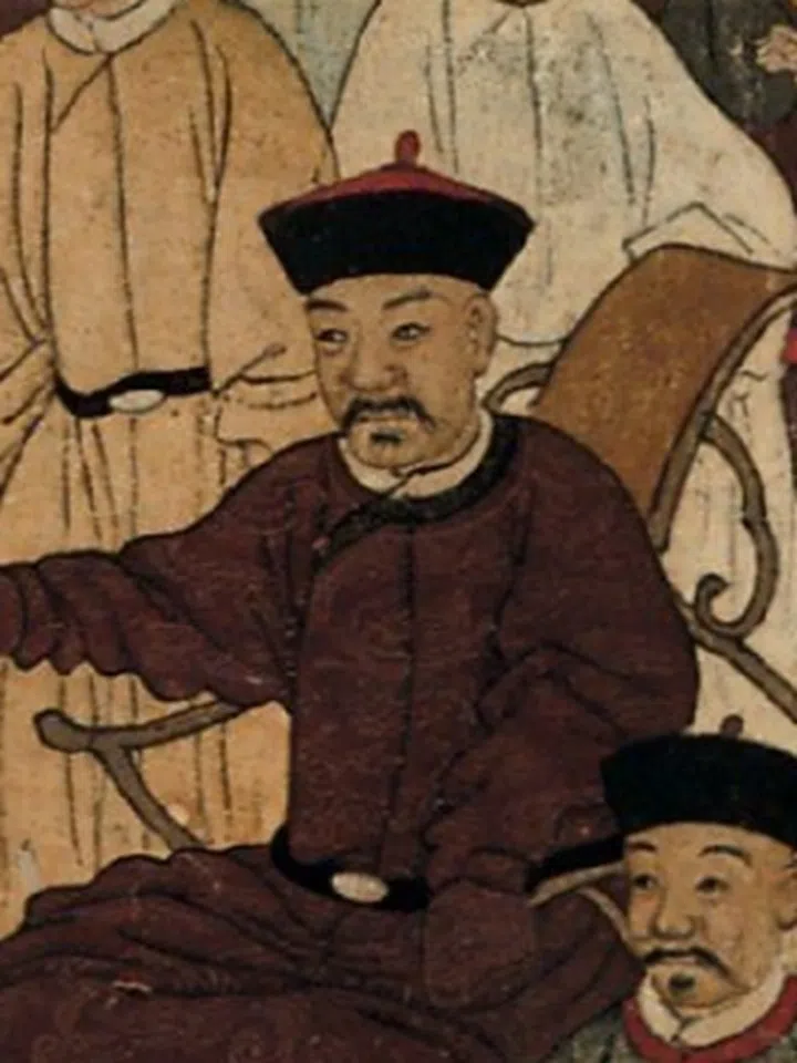 A portrait of Shi Lang.