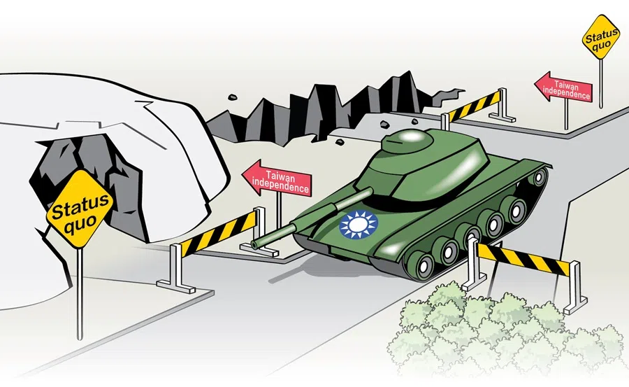 Amid growing tensions in the Taiwan Strait, to what extent are Taiwanese willing to defend the island? (Graphic: Teo Chin Puay)