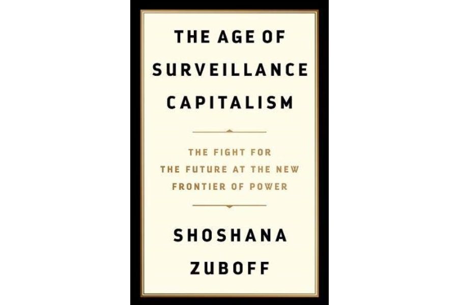 The Age of Surveillance Capitalism by Shoshana Zuboff discusses the human experience as free raw material for hidden commercial practices of extraction, prediction, and sales.