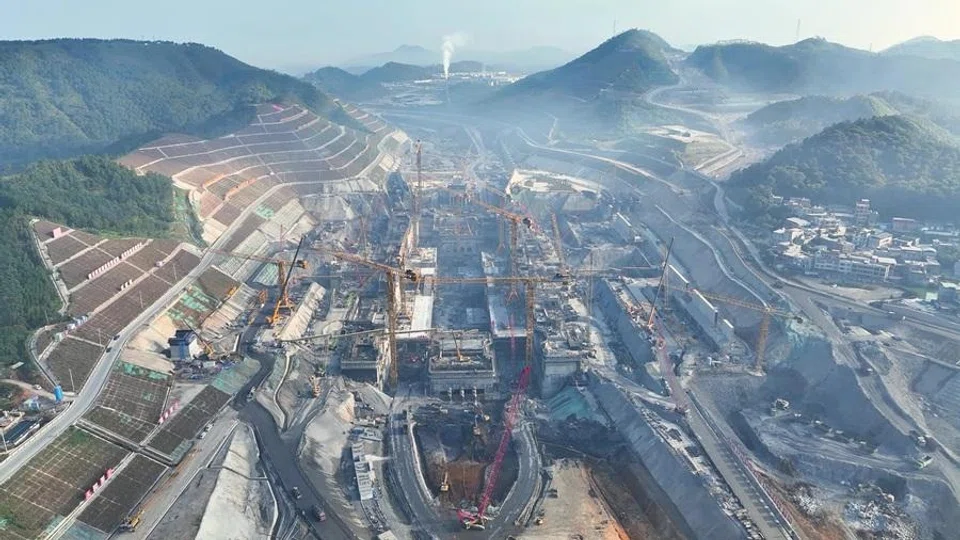 Construction of the Pinglu Canal. (Pinglu Canal Group)