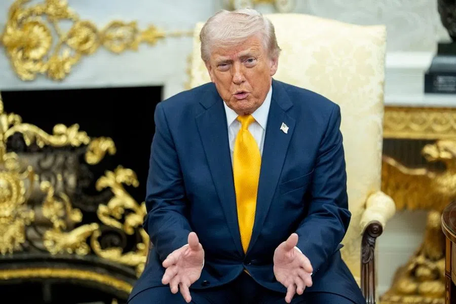 US President Donald Trump pictured in the Oval Office of the White House in Washington, DC, US, on 19 March 2026. (Aaron Schwartz/CNP/Bloomberg)