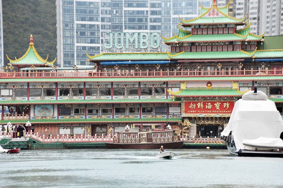 This photo taken on 2 March 2020 shows the iconic Jumbo Floating Restaurant. (CNS)