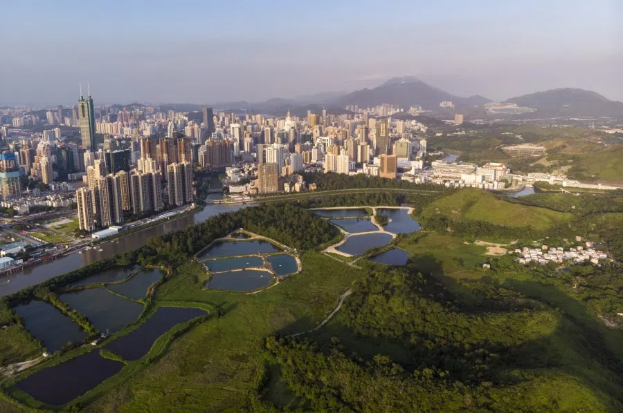 View of a rural area in Hong Kong, near to Lo Wu, Shenzhen, 6 October 2021. (CNS)