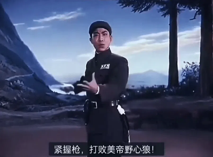 Still from Peking opera film Raid on the White Tiger Regiment. (Internet)