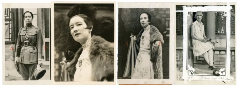 The four photographs that triggered a quest into Nadine's story.