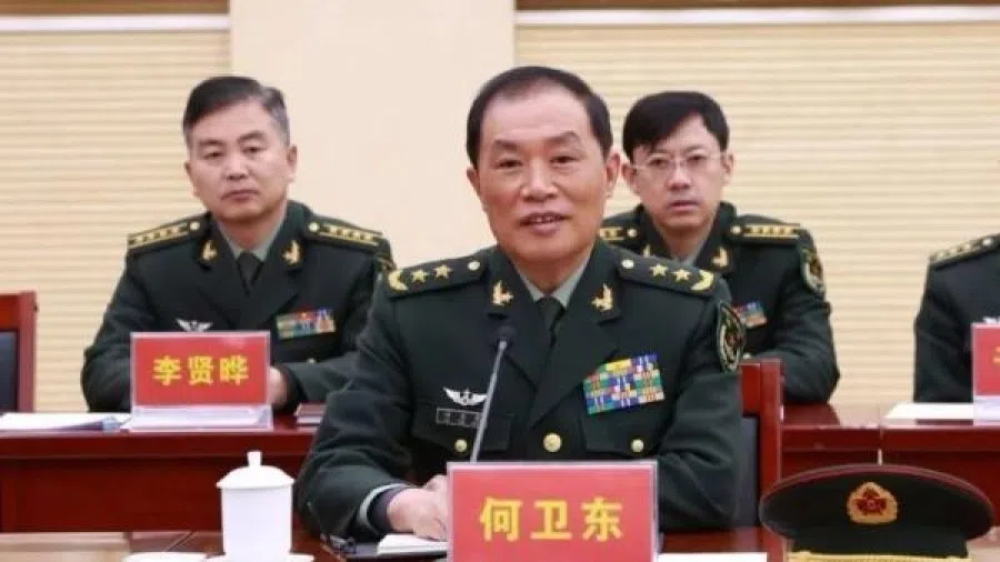 He Weidong forged his career in the theatre which is dedicated to the issue of Taiwan. (Internet)