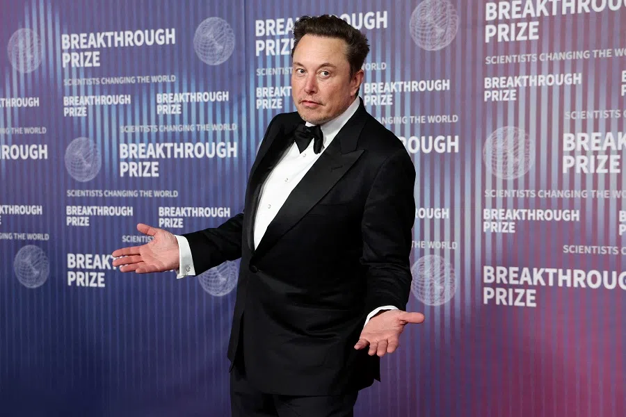 Elon Musk attends the Breakthrough Prize awards in Los Angeles, California, US, on 13 April 2024. ( Mario Anzuoni/Reuters)