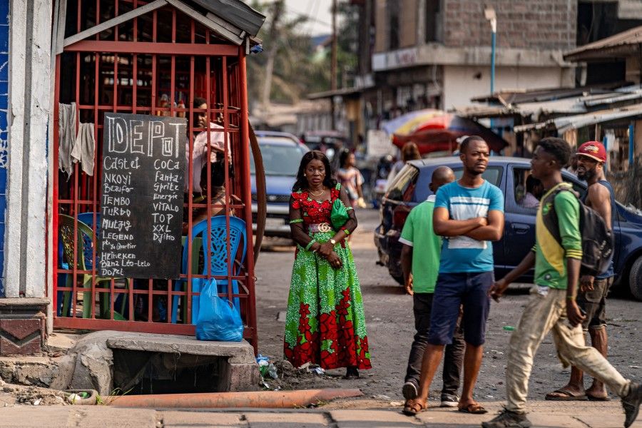 People in Kinshasa, Democratic Republic of the Congo, 9 August 2022. (Andrew Harnik/Pool via Reuters)