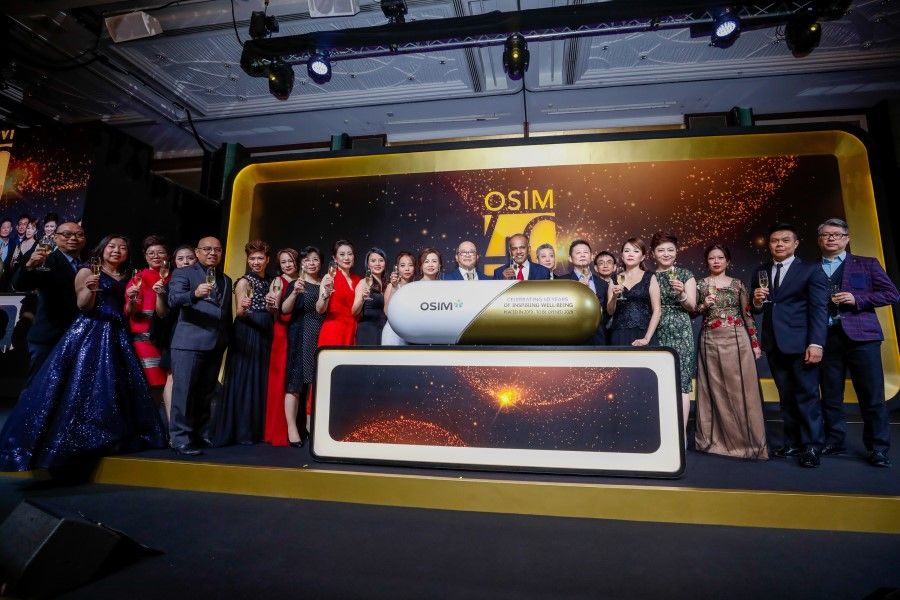 Healthy lifestyle products brand OSIM International held its 40th anniversary in March 2019. (OSIM)