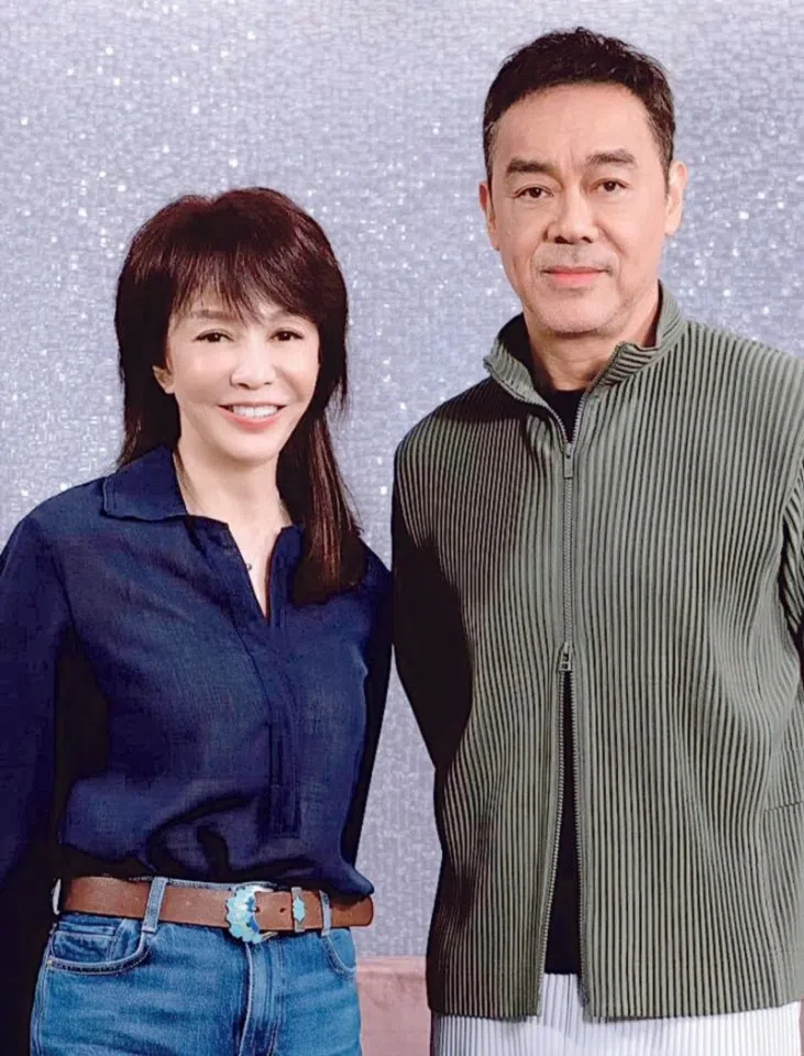 Hong Kong entertainment industry veterans Carol Cheng and Lau Ching-wan. (Internet)