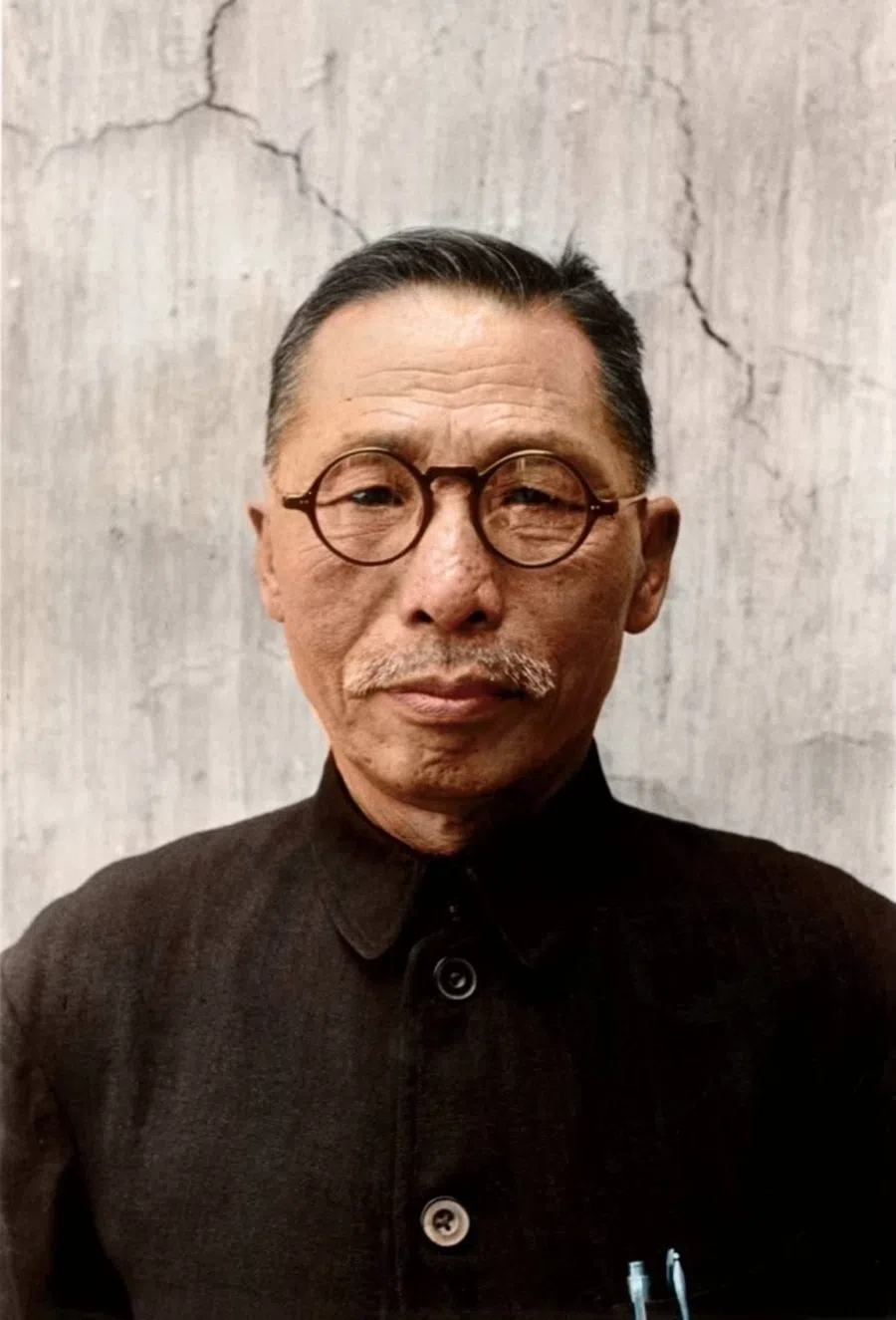 Kim Gu, president of the Provisional Government of the Republic of Korea, 1942.