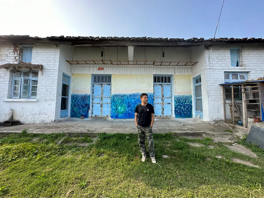 Artist and designer Fan Wenqiang rented an old house in Nanchang, Jiangxi province, as a “retirement home” or getaway when he needs to relax. (Daryl Lim/SPH Media)