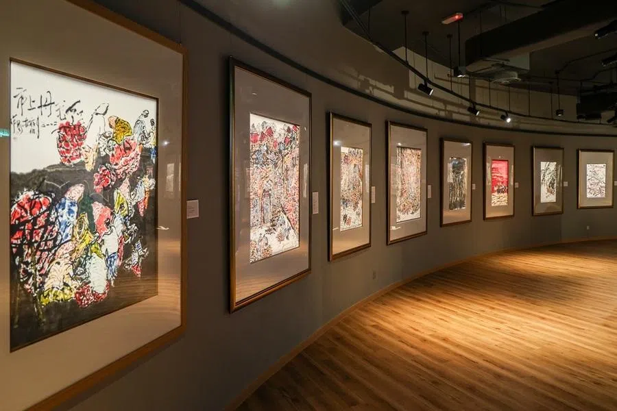 Interior of Lin Xiang Xiong Art Gallery, Penang, Malaysia, April 2026.