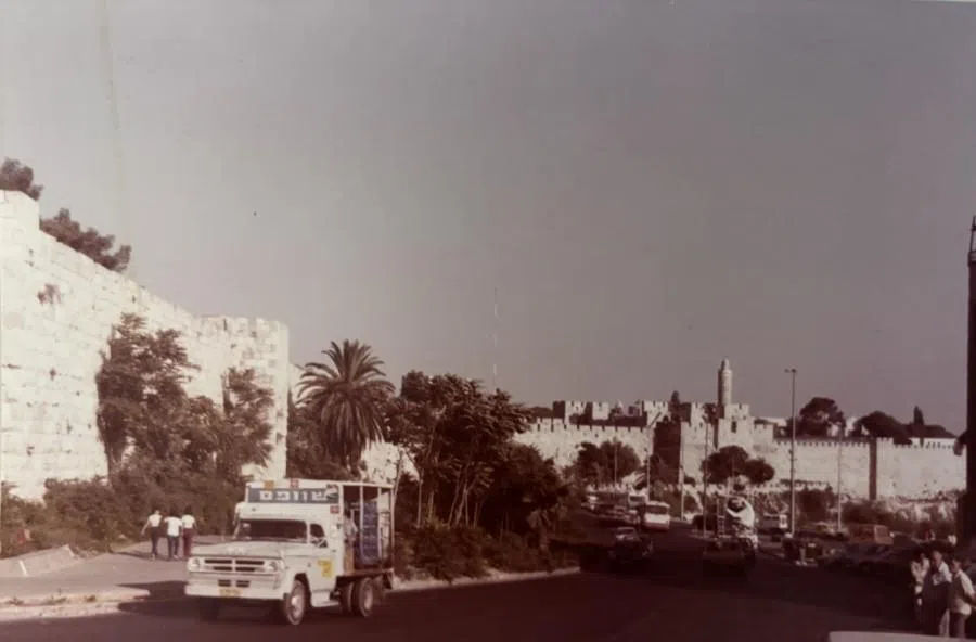The exterior of Jerusalem’s Old City.