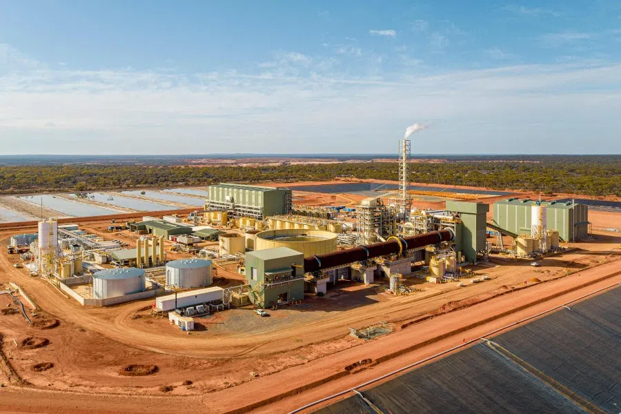 A handout photo taken on 14 November 2024, and received on 21 October 2025 from Lynas Rare Earths Limited shows the company’s rare earths processing facility located in Kalgoorlie, in Western Australia. The US has inked a critical minerals deal with Australia, opening an alternative pipeline of highly sought-after metals as China tightens its grip on production. (Handout/Lynas Rare Earths Limited/AFP)