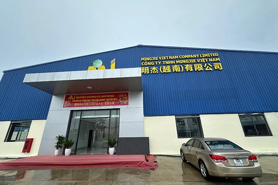 Headquartered in Dongguan, Guangdong, Mingjie, which specialises in plastic injection molding for electronic products, decided at the end of 2023 to establish a factory in Vietnam. (Zhang Erchi/Caixin)