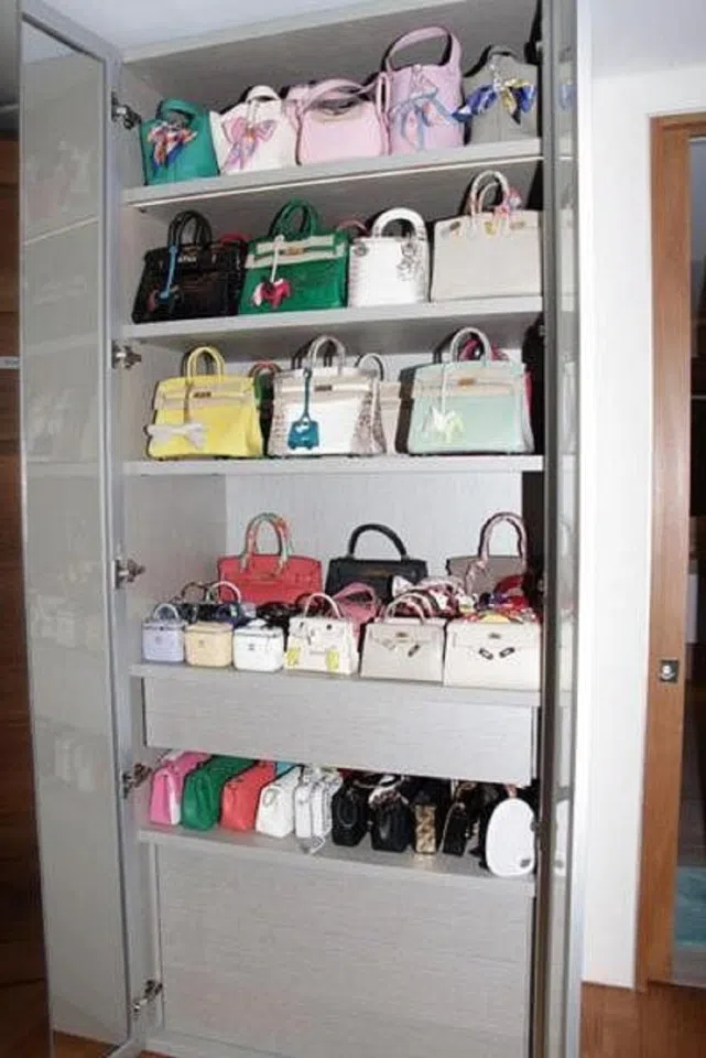 Police seized luxury bags. (Singapore Police Force)