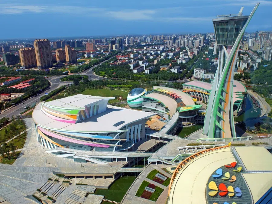 A general view of Weifang, a prefecture-level city in central Shandong province, China. (Courtesy of Liu Thai Ker)