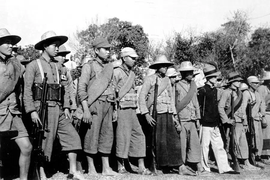 Anti-Japanese guerrillas in Guangdong in 1938.