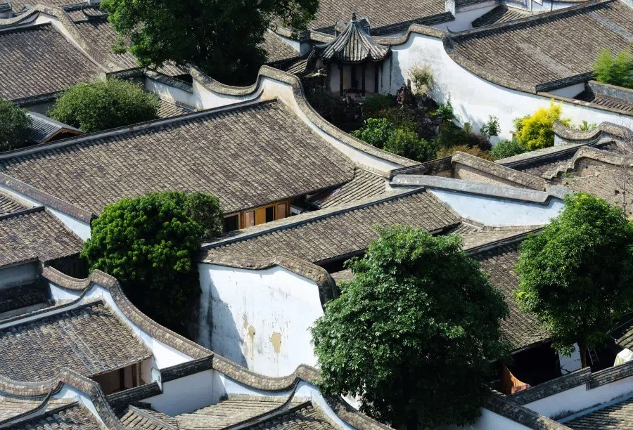 An area of Sanfangqixiang in Fuzhou, October 2020. (Xinhua)