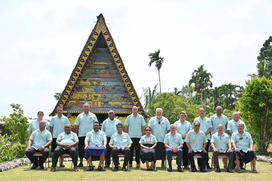 A family photo during the 55th Pacific Islands Forum Leaders Meeting in Koror, Palau, 2 September 2026.
