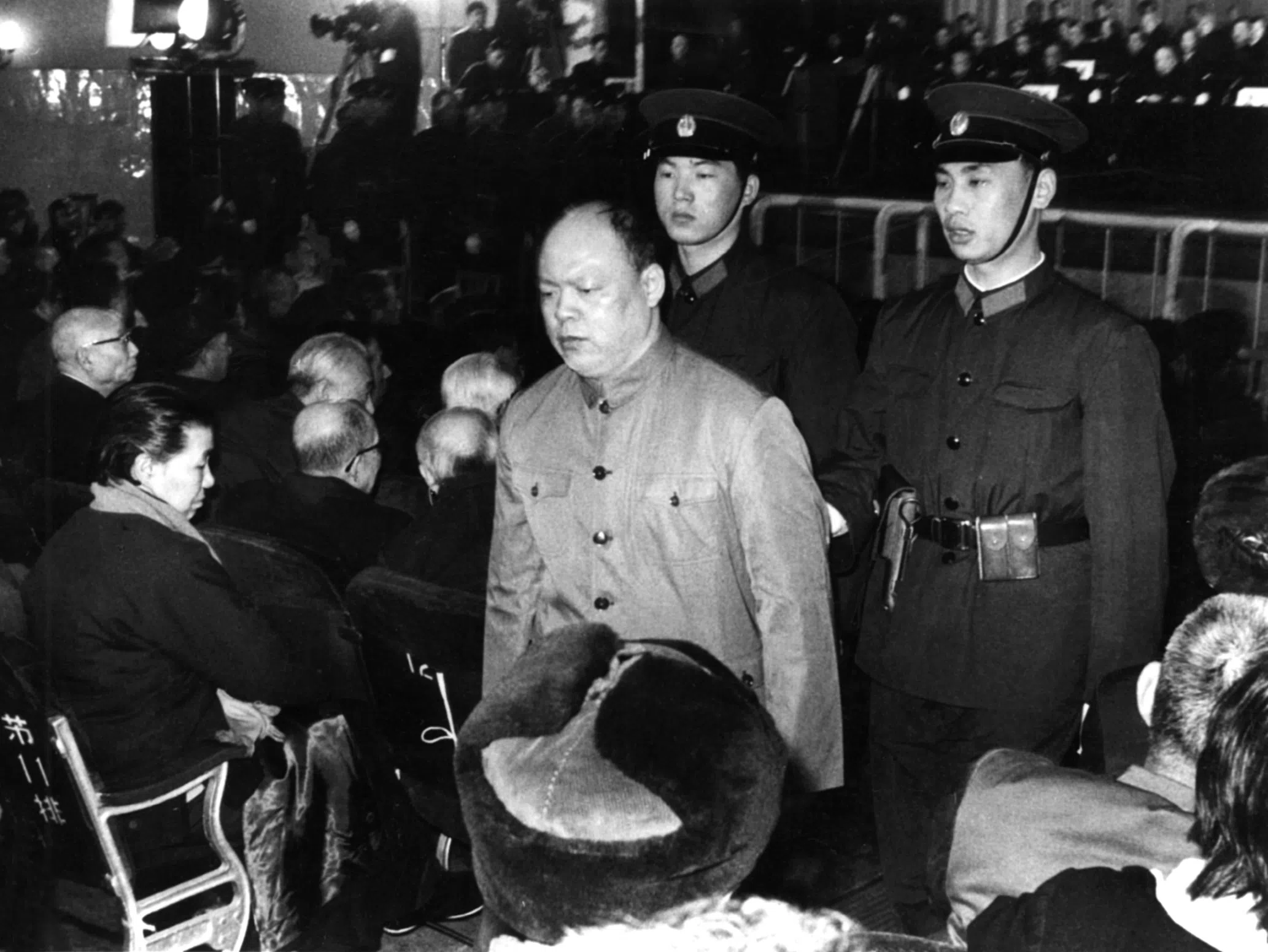 Yao Wenyuan in court during the trial of the Gang of Four in 1980.