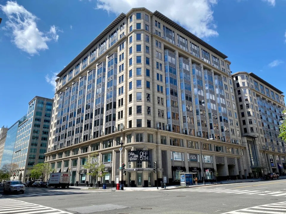 Empty streets are seen amid the coronavirus pandemic on April 15, 2020 as stay at home order has been extended in Washington, DC until May 15. (Daniel Slim/AFP)