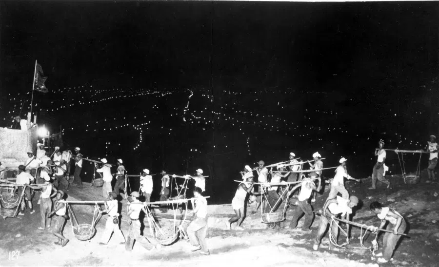 In 1958, there was a nationwide effort to produce steel using backyard furnaces, working around the clock.