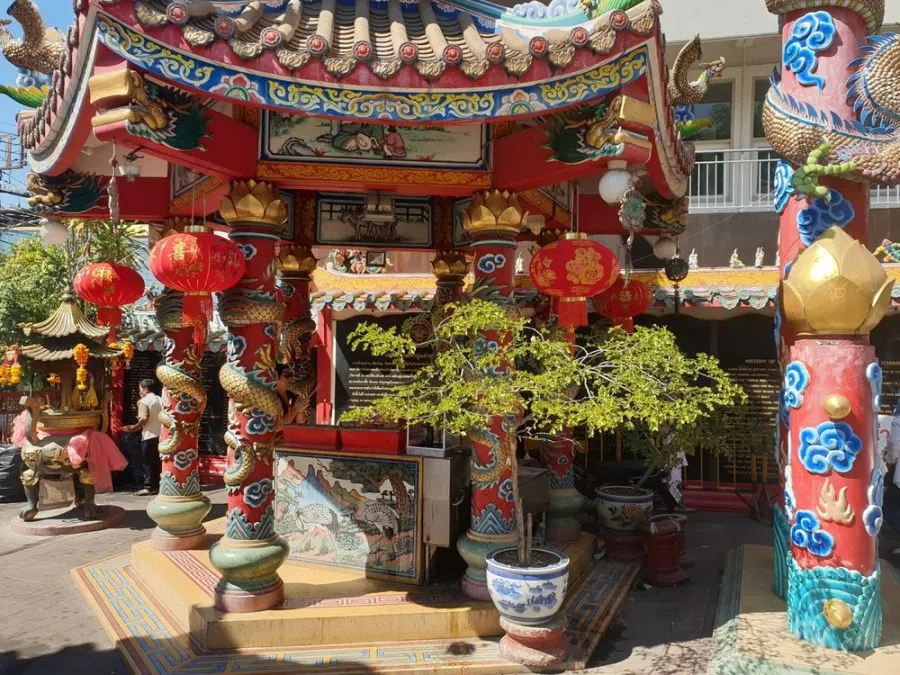 A Chinese temple in Chiang Mai, Thailand. (PM Tours/Internet)