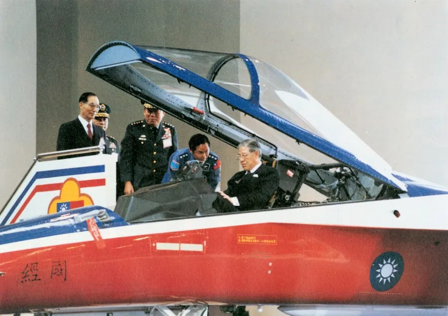 In commemoration of Chiang Ching-kuo, President Lee Teng-hui named Taiwan's locally developed high-performance combat aircraft the Ching-kuo.