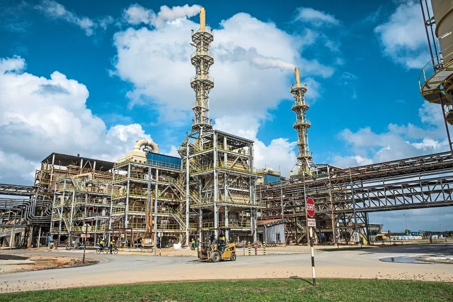 The Lynas rare earths processing facility in Kuantan, Malaysia.
