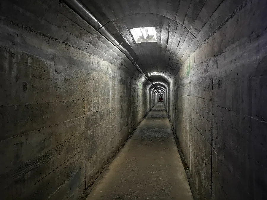 Where does this long tunnel lead?