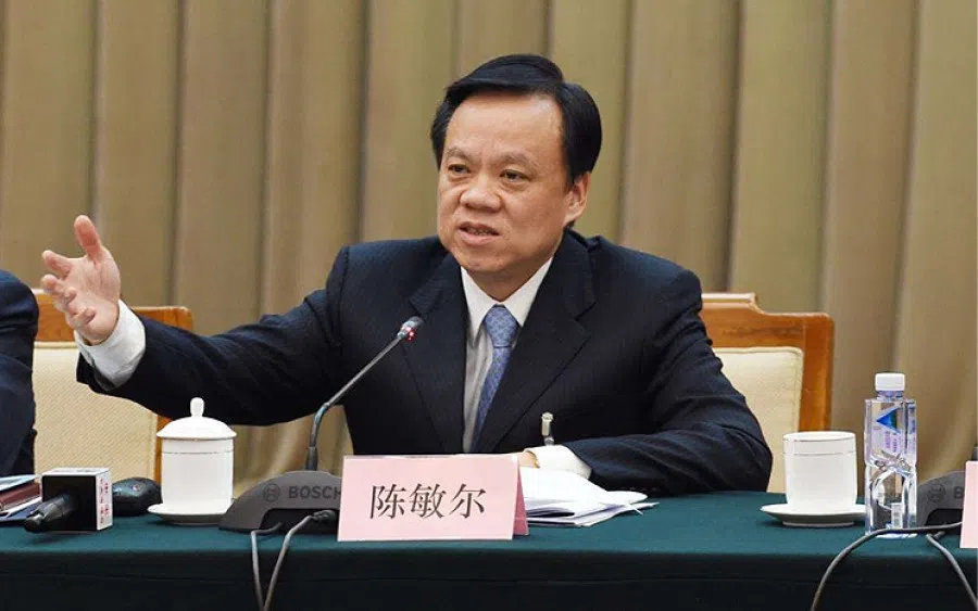 Chongqing party secretary Chen Min'er. (Internet)