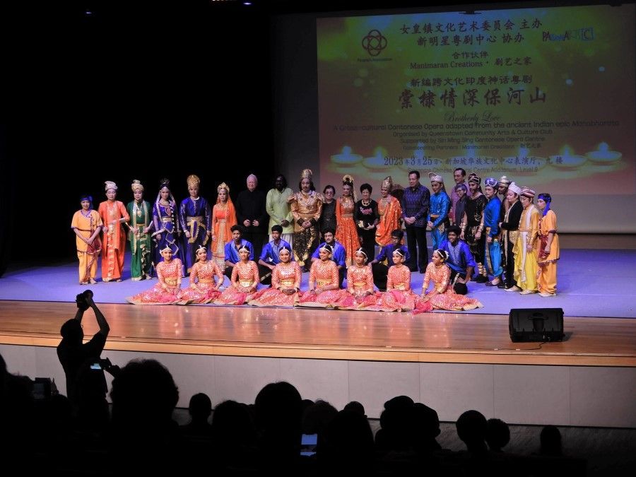 Brotherly Love attracted Indian audiences. (Facebook/Cantonese opera in Singapore 粤剧在狮城)