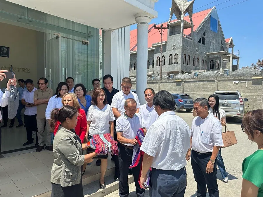 Meeting with local business communities.