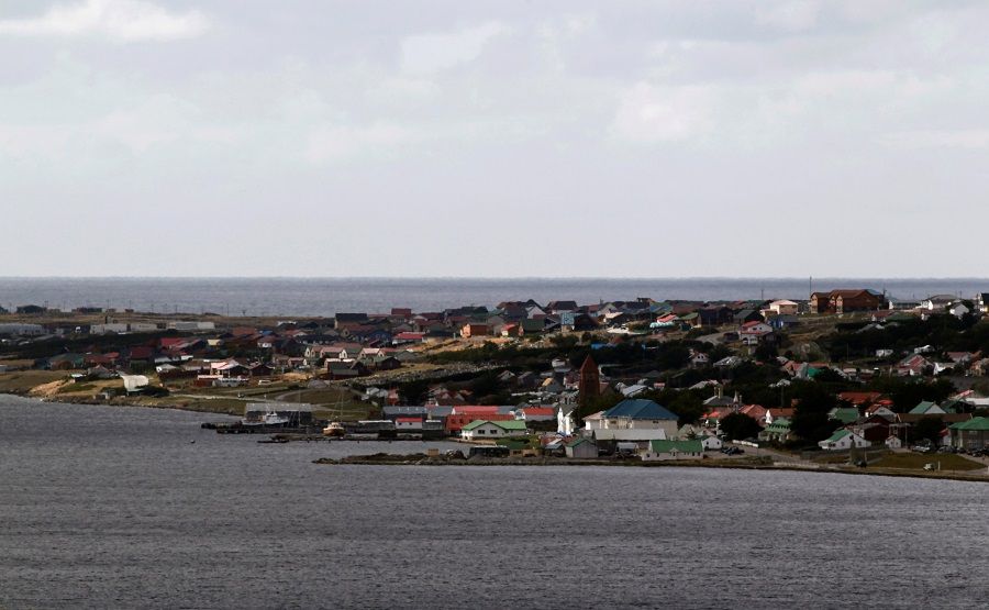 Port Stanley is seen from Wireless Ridge in the Falkland Islands, 12 March 2012. (Marcos Brindicci/File Photo/Reuters)
