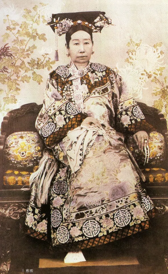 An official photographic portrait of Empress Dowager Cixi, aged around 55 years, circa 1890. (Wikimedia)