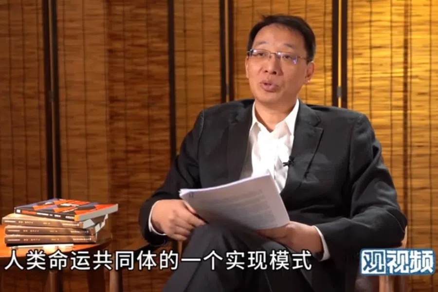 A screen grab of a video featuring Di Dongsheng. (Internet)