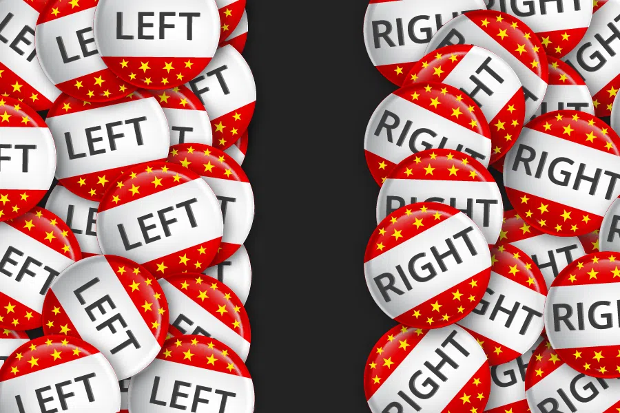 The right-left confrontation in China is growing more polarised. (Image: Jace Yip)