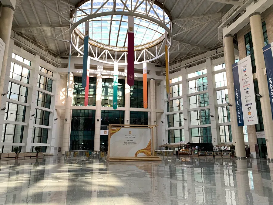 A general view of Nazarbayev University. (Photo: Han Yong Hong)