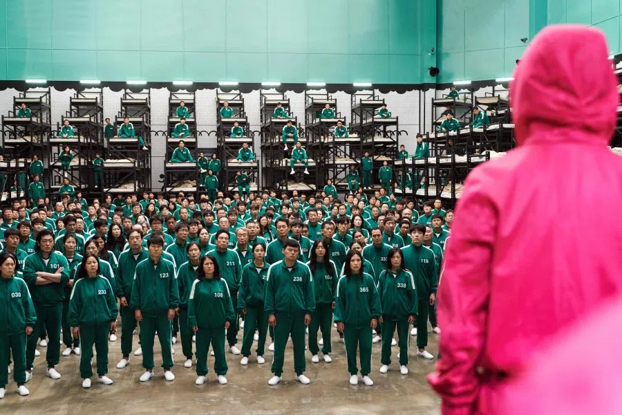 This handout image courtesy of Netflix shows a scene from season one of South Korea's Squid Game. (Youngkyu Park/Netflix/AFP)