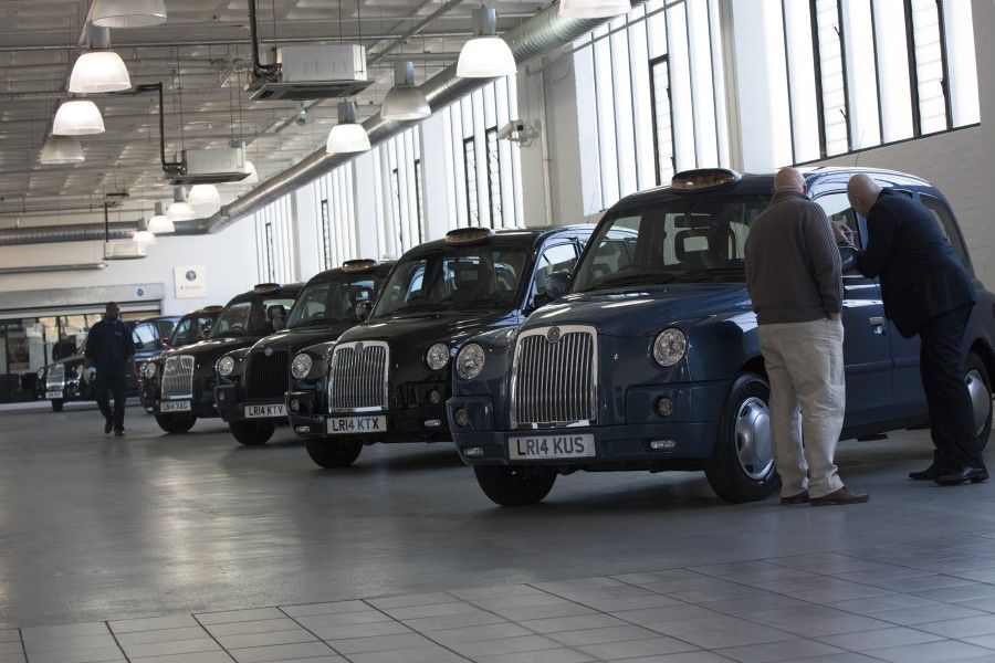 Geely Holding Co. produces vehicles for the London Taxi Company. (Simon Dawson/Bloomberg)