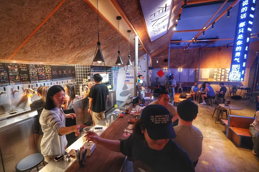 A look at Drunk N’ Jump Singapore (DNJS). (Tay Yee Ming/SPH Media)