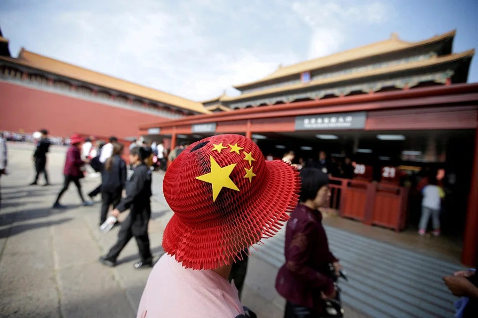 People visit the Forbidden City in Beijing, China, on 1 October 2017. (Jason Lee/Reuters)