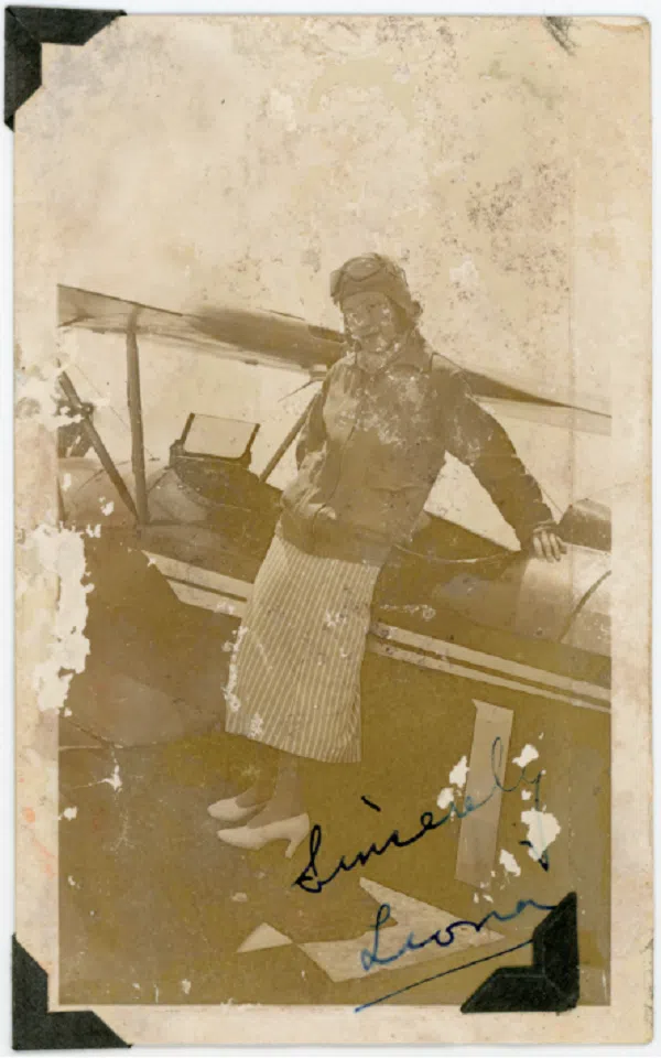 Theodore Jung’s girlfriend Anna Li, 1935. In that era, going on a date in an airplane must have been the most dashing and romantic thing in the world.