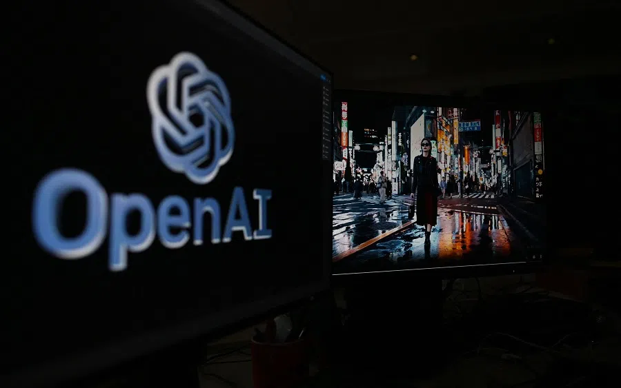 A photo shows a frame of a video generated by a new intelligence artificial tool, dubbed "Sora", unveiled by the company OpenAI, in Paris on 16 February 2024. OpenAI, the creator of ChatGPT and image generator DALL-E, said it was testing a text-to-video model called Sora that would allow users to create realistic videos with a simple prompt. (Stefano Rellandini/AFP)