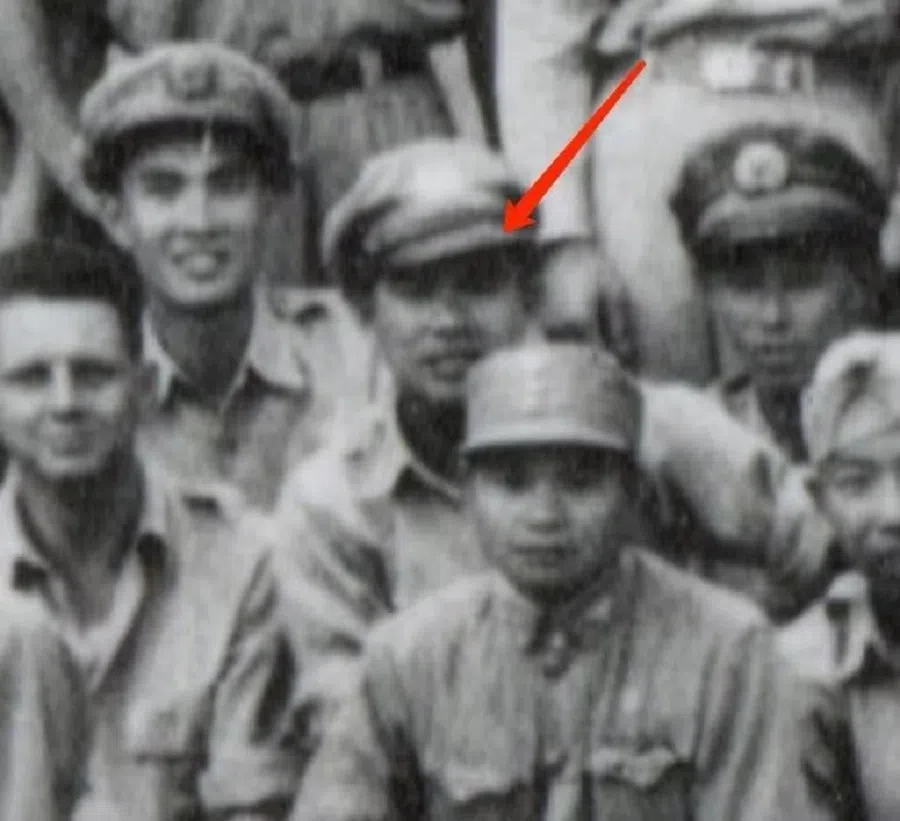 With the help of a magnifying glass, Ho managed to spot his younger self in the group photo.  