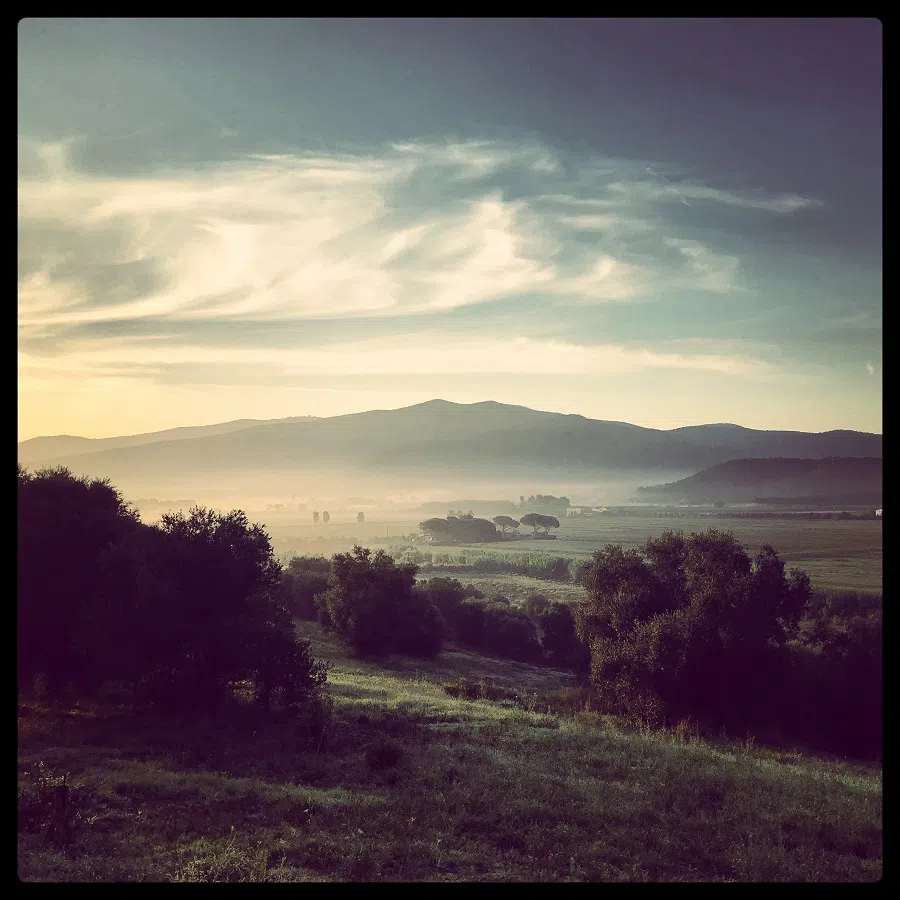 Pian D'Alma, Tuscany, Italy.