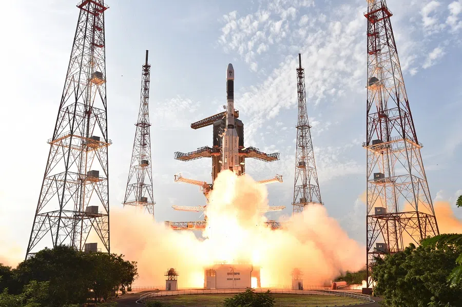 This photo shows the take off of ISRO's GSLV-F05, 8 September 2016. (Indian Space Research Organisation/Government of India/Wikimedia)